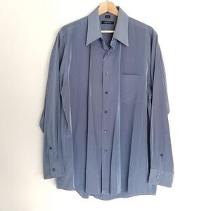 2/$25 DKNY Blue Button Up Dress Shirt